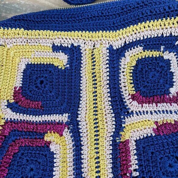 By Anthropologie Crochet Shoulder Bag NWOT - Picture 8 of 10